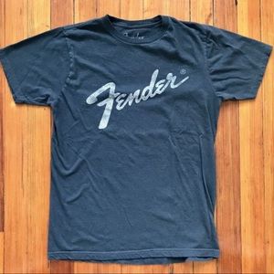 Official Fender Guitars logo t-shirt, men’s Medium